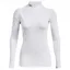 Under Armour Women's ColdGear Authentics Mock Neck White